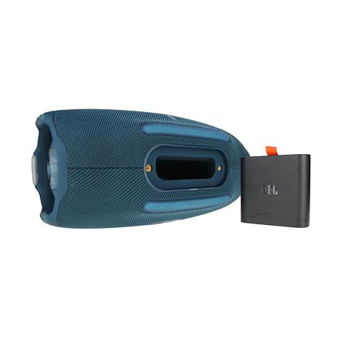 Image of JBL Xtreme 4 Portable Bluetooth Speaker, IP67 Waterproof, 24 Hrs Playtime (Blue) (JBLXTREME4BLUAM) + USB-C Cable + Microfiber Cloth