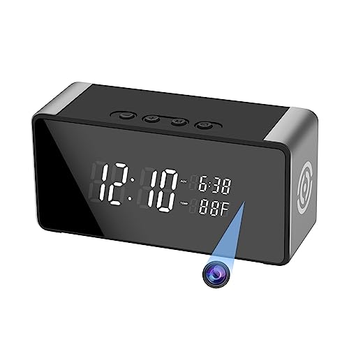 Cazoyol Wireless WiFi Hidden Spy Camera, Full HD 4K Home Security Cam for Home Safety Support...