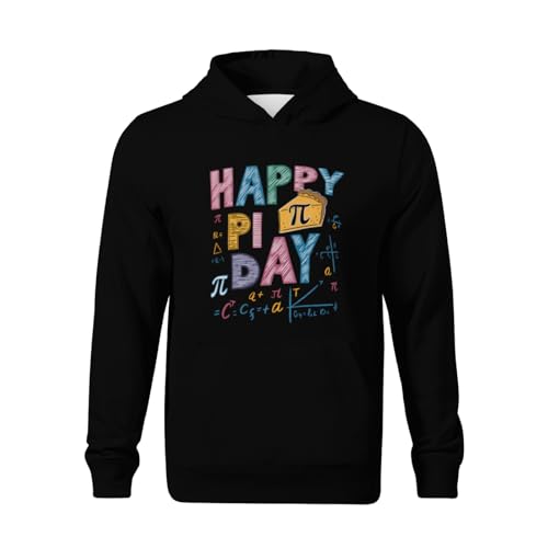 Kids 3.14 PI Day Pie Day Pi Symbol For Math Lovers Boys Girls Lightweight Kangaroo Pocket Hoodies2