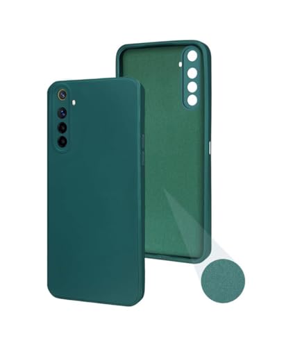 Image of Jkobi Back Cover Case for Realme 6 (Matte Finish Silicone with Inside Fiber Cloth)