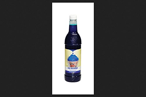 Gold Medal Sno-Kone Blue Raspberry Syrup 25 oz.