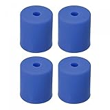Columna de nivelación de silicona, tiene un tamaño de: 16mm/0,63 pulgadas de diámetro exterior, 18mm/0,71 pulgadas de altura, 8mm/0,32 pulgadas de diámetro interior, 4mm/0,16 pulgadas de diámetro del orificio