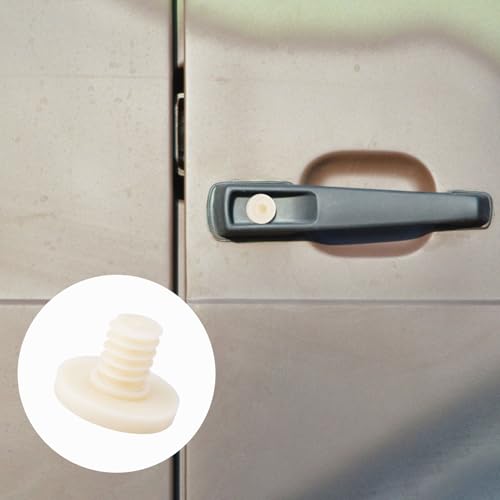 Image of 12pcs Replacement Bolt Accessory, Plastic Easy Bolt Shed Shelf Kit Compatible Suncast Storage Shed Replacement Wall Screw Accessories Part(Off White)