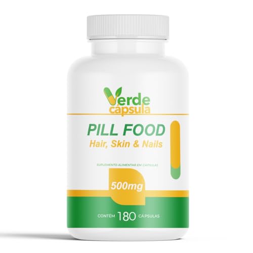 Pill Food 180 Cápsulas - Polivitamínico Para Cabelo Unhas e Pele ...