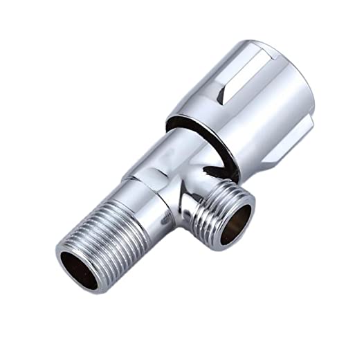 Vanne d'arrêt en cuivre G1/2 robinet d'angle robuste pour évier et WC