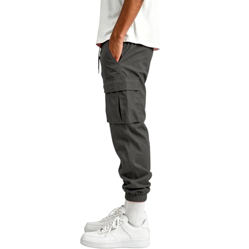 Cargo Pants for Men, Relaxed Fit Hiking Sweatpants Outdoor Men Cargo Pants - image 6