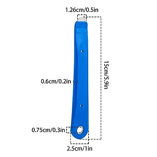 MiOYOOW 2PCS Tyre Levers, Bicycle Tire Repair Tool with Ergonomic Design for Mountain Bikes Road Bikes - Image 2