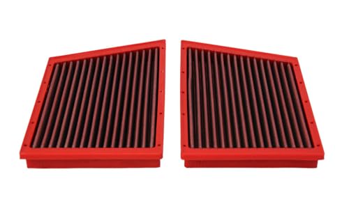 BMC Air Filter Panel Air Filter Compatible with 2018+ 911 (992) 3.0 H6 Carrera S Dakar Sport Classic Targa Turbo(Full Kit - 2 Filters Included)