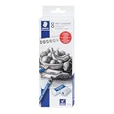 STAEDTLER Mars Lumograph Graphite Artist Sketching Set, 6 Pe...