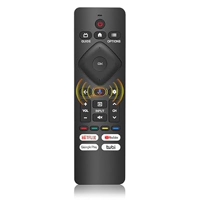 Voice Remote Control Compatible with Philips TV,Replacement Remote for Philips Google Smart TVs URMT26CND002