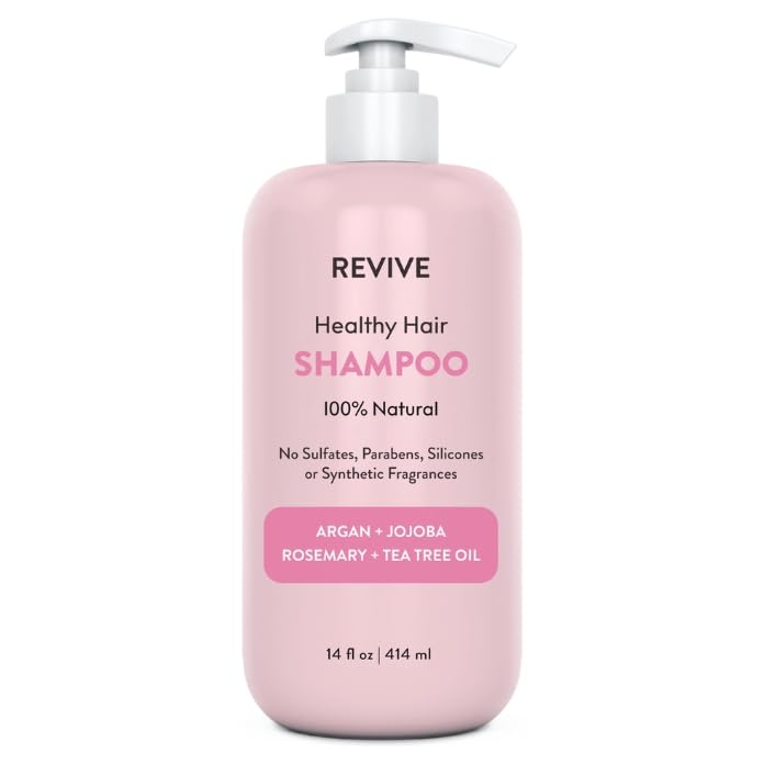 REVIVEEO Healthy Hair Shampoo Strengthening Hydrating Scalp-Nourishing Biotin Argan Oil