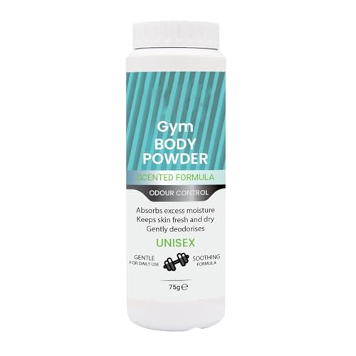 SDMAX Gym Body Powder, Moisture Absorption, Anti-Chafing Protection, Cooling and Soothing Effect, Lightweight and Non-Greasy, Compact, Pleasant Fragrance (75gram) (1PCS)