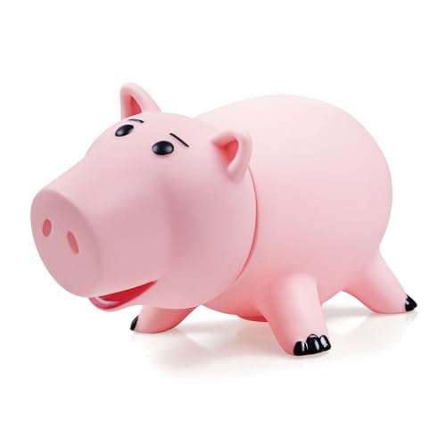 Image of PHOCAS Hairphocas Cute Pink Pig Money Box Plastic Piggy Bank for Kid's Xmas Christmas Birthday Gift with Box