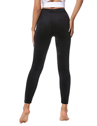 Dolcevida Women Cozy Velour Legging High Waist Buttery Soft Warm Velvet Stretch Seamless Yoga Pant4