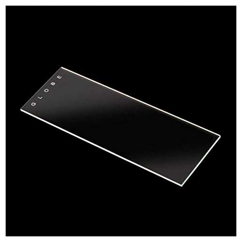 Globe Scientific 1301-144 Diapositive du microscope en verre Borosilicate, 90° Bord du sol, plaine, 25 mm W x 75 mm L (paquet de 144)
