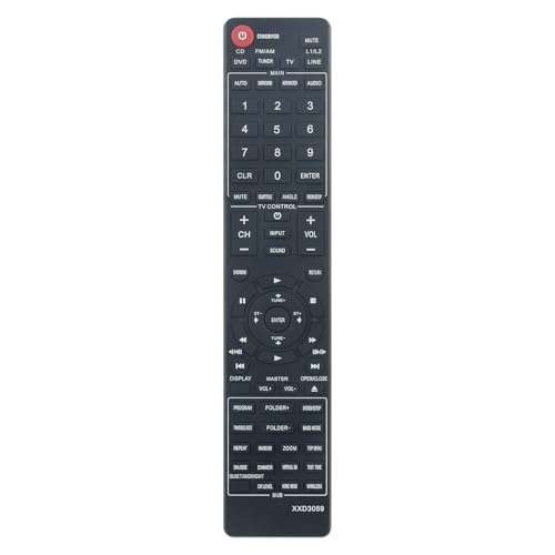 Télécommande de rechange XXD3059 avec touches d'origine pour récepteur Pioneer