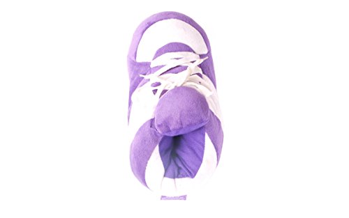 Image of Happy Feet Slippers Standard Sneaker Slippers for Men, Women, and Kids - Women Shoes, Gifts for Women, As Seen on Shark Tank - Classy Oversized House Slippers for Women with Non-Slip Rubber Soles