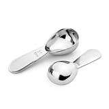 UTHCLO Cucharas Medidoras de Acero Inoxidable con Escala Cucharas para Café Leche Polvo y Especias Resistentes y Precisas para Cocina y Repostería