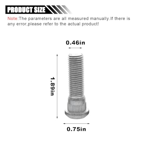 Lainloy LAINLOY-LNOY-113 5Pcs M12X1.5 Wheel Lug Bolts thumb #1