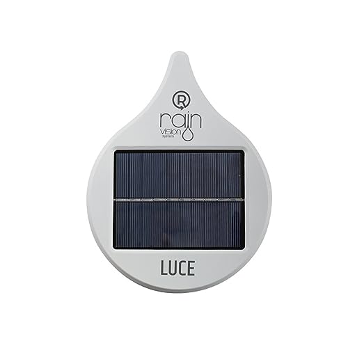 GNCGarden Pannello solare di ricarica Rain Vision Luce per programmatori ricaricabili | Piastra solare per programmatore | Generatore solare per irrigazione - Programmatore di irrigazione