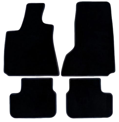 Tapis de sol voiture noirs pour Ghibli M157 de 2013 à 2024