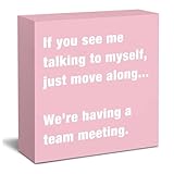 Pink Cubicle Decorations Office Desk Decor Accessories for Women Cute Office Cubicle Decor Pink Gifts for Women Coworker Friends Female Funny Sign Decorations
