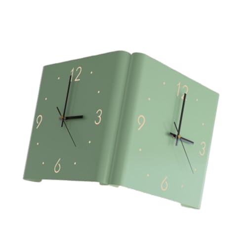 Horloge murale d'angle double face unique et lumineuse pour chambre - 7