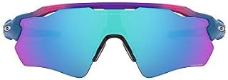 Oakley Men's OO9275 Radar EV Path Asian Fit Shield Sunglasses, Factory Fade/Prizm Sapphire