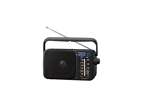 Panasonic rf-2400dej-k Portable Radio, Black