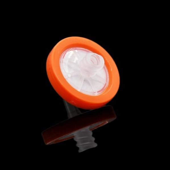 Laboratory Syringe Filter PTFE Filter Membrane 25MM 0.45um hydrophilic PTFE microporous Needle Filter Spiral Membrane 100/PK