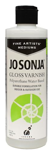Jo Sonja Polyurethane Varnish Gloss - 8oz Bottle