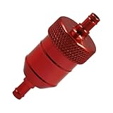 Inline-Ölfilter, wiederverwendbar, für Motorroller, Motorroller, Offroad-Fahrzeuge, Wartung aus Aluminiumlegierung