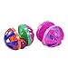 NOLITOY 12pcs Colorful Cat Bell Toys Funny and Creative Interactive for Kittens Stimulating Cat Toy and Prevent Furniture Scratching Random Colors