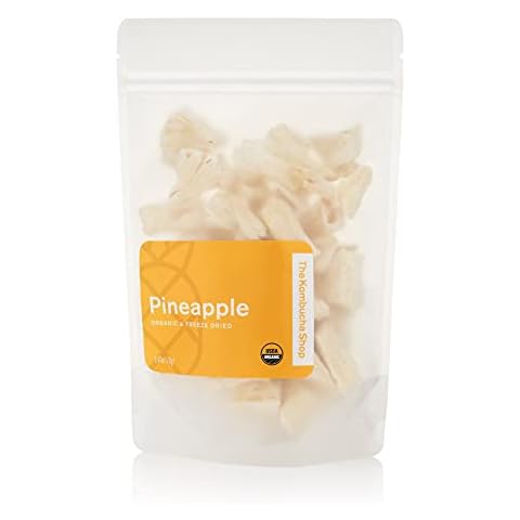 The Kombucha Shop, Organic Freeze-Dried Pineapple | Packed with Vitamin C | Perfect for Kombucha | USDA Organic Cover