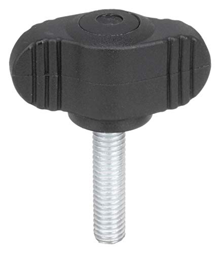 Mini Wing Knob, Ext, M8, 0.99 In, 1.57 #1