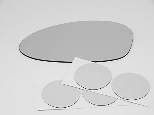Fits 08-09 BMW 128i, BMW 135i Left Driver Mirror Glass w/Clear Lens w/Adhesive USA Alternative Direct Fit Over Option for Auto Dimming Type Mirrors.