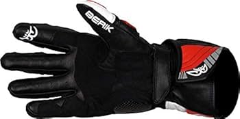 Amazon | BERIK GOAT LEATHER RACING GLOVE G-175102-BK RED
