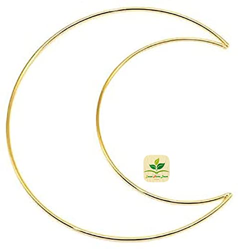 Macrame Half Moon Gold Craft Rings Dream Catcher Metal Hoops for Macrame Garland Dream Catcher, Bedroom & Crafts-image-49