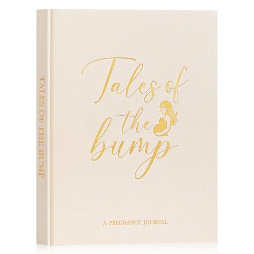 Lanpn My Pregnancy Journal Memory Book for First Time Mom 156 Page Pregnant Announcement Must Have Planner Scrapbook Mom to Be Keepsake Gift Pregnancy Tracking Diary for Expecting New Parent Beige