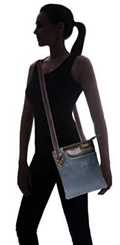 Chala Small Crossbody Phone Purse | SOFT Vegan Leather SWING Bag in Navy Blue Color (Navy_ Squirrel)2