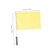 WOONEKY 2pcs Multi-use Signal Flags Referee Race Flags for Athletic Competition Lightweight Outdoor Sports