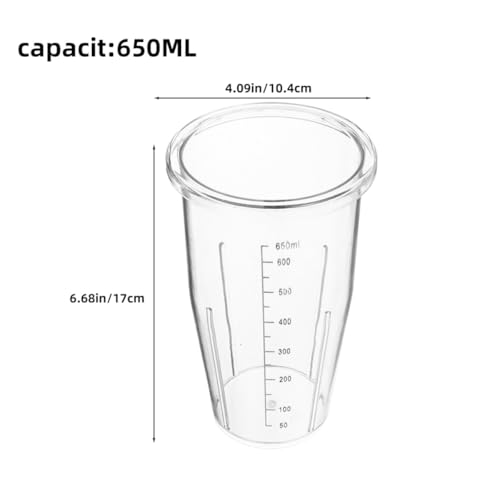 Repuesto 2 piezas vasos para licuadora 650ml plástico miniatura 2