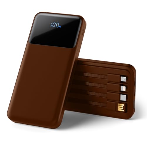ZUOGGPET Portable Charger with Built in Cables, Power Bank...