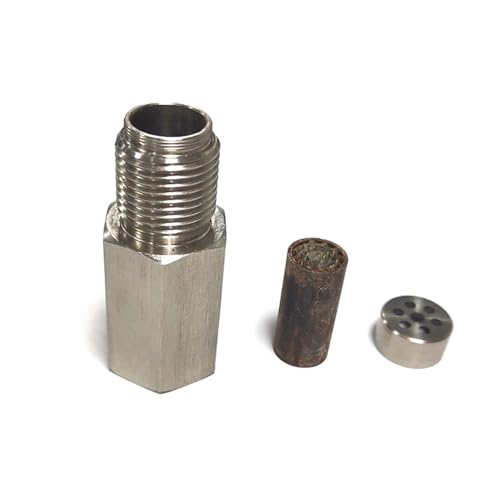Adaptateur capteur d'oxygène en acier robuste avec mini convertisseur catalytique de précision