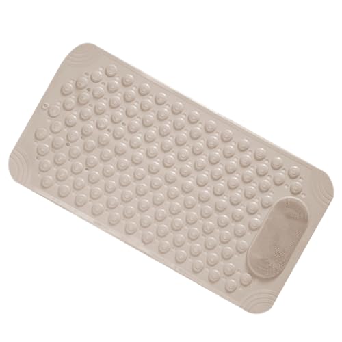 Alfombrilla de ducha antideslizante con ventosas y fregador de pies Mikikit para baño 2