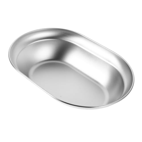 BESPORTBLE Camping Food Dish Stainless Steel Soup Bowl Camping Tableware Versatile Soup Plate Pasta Plate Dinner Plate Soup Camping Tableware