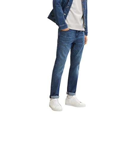 TOM TAILOR Herren Josh Regular Slim Jeans, 10281 - Mid Stone Wash Denim,...
