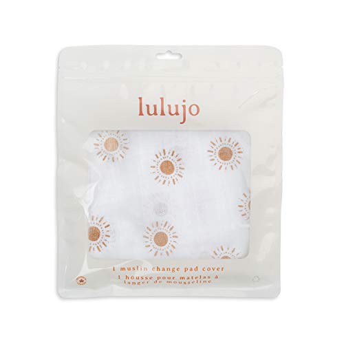 Housse de matelas à langer en coton doux Lulujo soleils drap table - 6