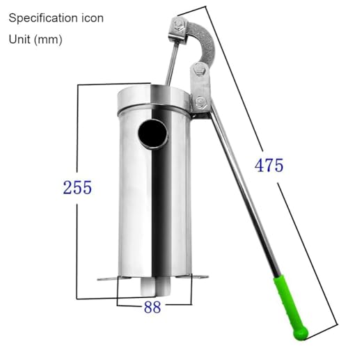 Pompe à main de jardin en fonte 32 mm pour puits et eau profonde - 8