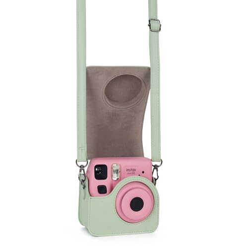 Funda protectora para cámara instantánea Instax Mini SE verde mar miniatura 3